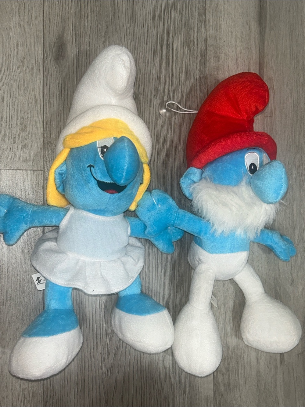 Blue Smurf Plush Dolls - Pair